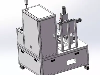 Rotary Laser Cutting 3D model