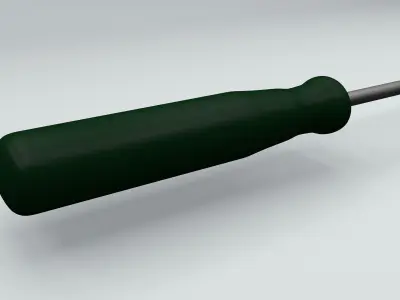 screwdriver Low-poly 3D model order