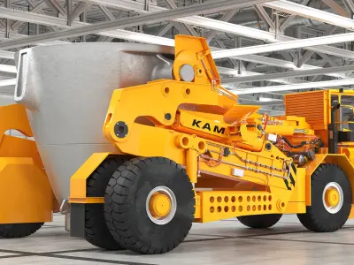 KAMAG Slag Pot Carrier 3D model purchase