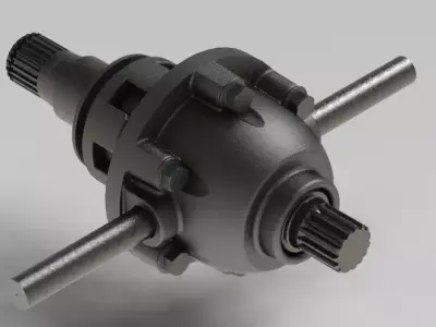 Differential Gearbox 3D model