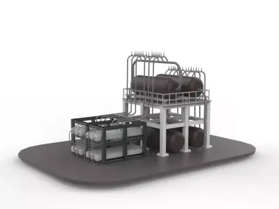 Native Unity Asset Low-poly 3D model