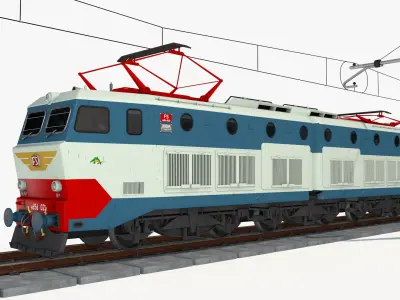  Electric Locomotive FS E656 