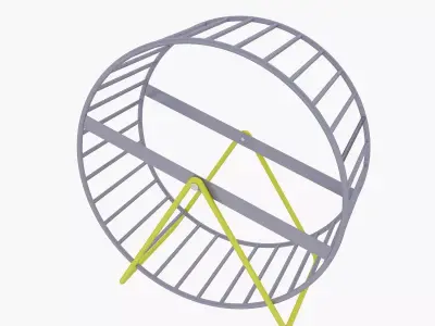 Hamster Wheel 3D model