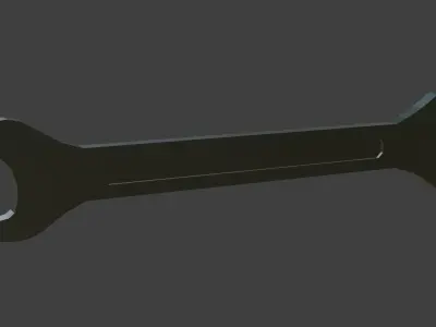wrench Low-poly 3D model 43