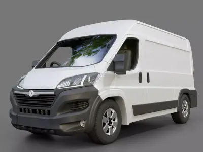 Vauxhall Movano Panel Van Free 3D model