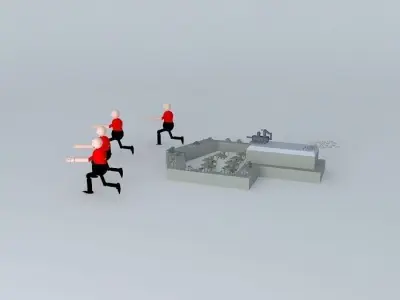big army Free 3D model