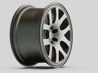 rims Auto tuning wheel tire break  3D model
