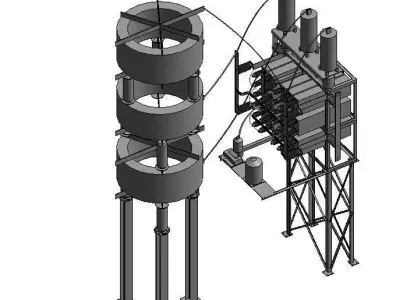 3D Capaitor bank Revit Family  3D model