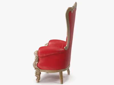 Santa Throne Chair  purchase 3D model