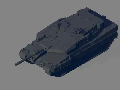 Leopard 2 PL 3D model