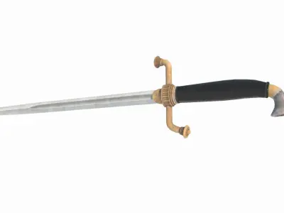 Ancient Weapon Long Sword 3D model