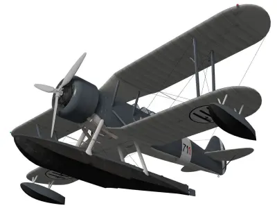 IMAM Ro43 3D model