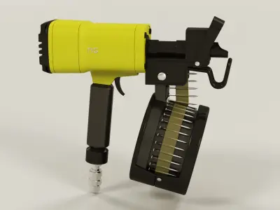 Nail Gun 3D model purchase