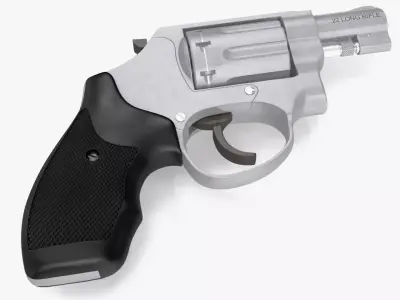 Compact Revolver 3D model