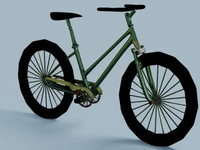Bicycle Free low-poly 3D model purchase
