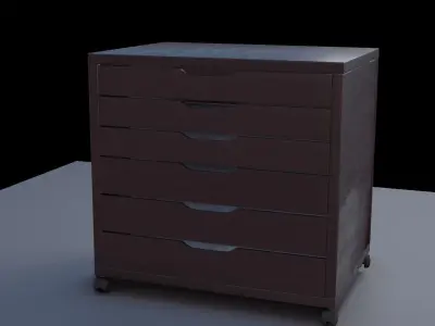 Alex Cabinet Free 3D model