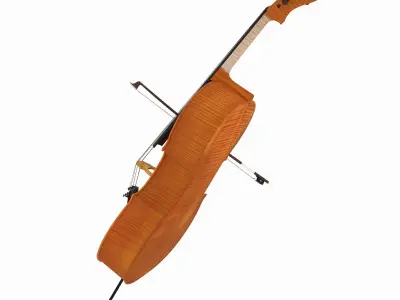 Cello stand 3D model