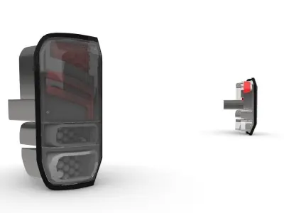 Stop Mica Led para Toyota Land Cruiser 100 Low-poly 3D model