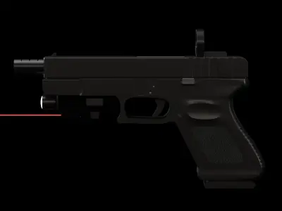 glock 19 3D model purchase