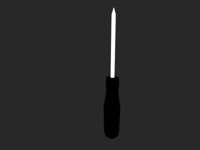 Cross Screwdriver 3D Model Game Ready Optimized Low-poly 3D model