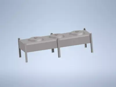 Condenser Low-poly 3D model