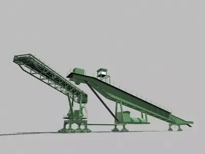 Industrial Stacker 3D model