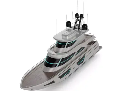 Motor Yacht 3D model buy
