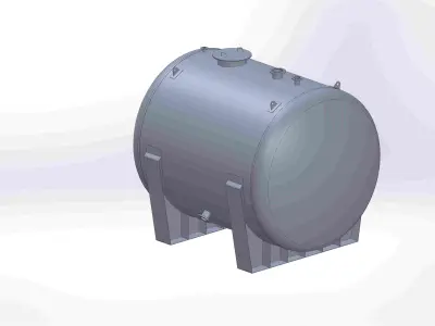 Tank fuel  Free 3D model
