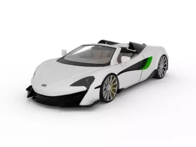 Mclaren 600 lt Free low-poly 3D model