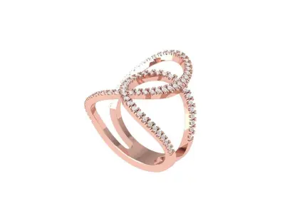 Wedding Ring 3D print model 98