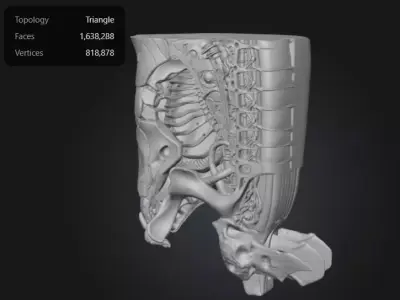 BioMech Tech Module  3D model