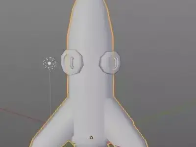 Rocket toy Free 3D model