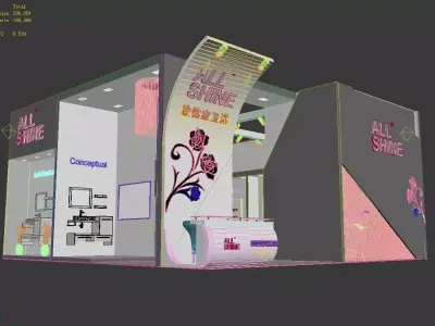 Exhibition - Area - 9X9-3DMAX2009-06 3D model