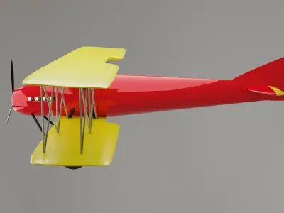 Classic Aeroplane 3D model
