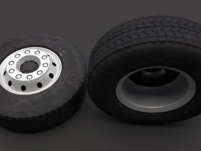 Off-Road Wheel 02 3D model