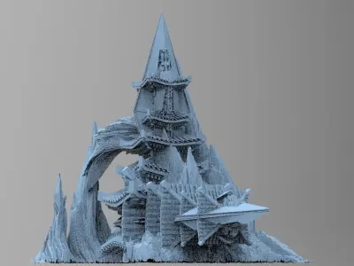 Emperor Monarch Cliff 3 3D model