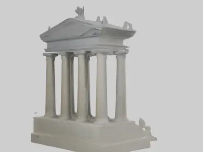 Historical Monument M 1 Low-poly 3D model