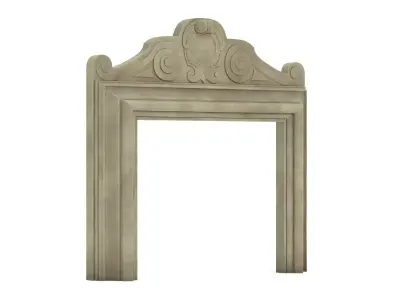 Fireplace Ornamentation Low-poly 3D model