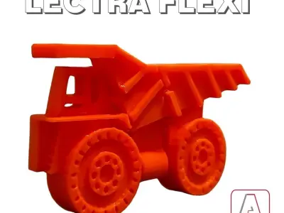 Lectra Haul Mining Truck - Flexi 3D Design 3D print model