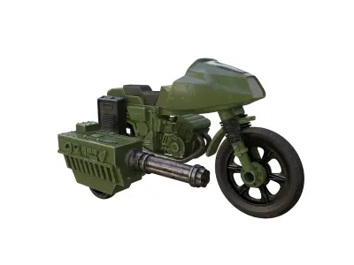 GI Joe RAM Motorcycle 3D model