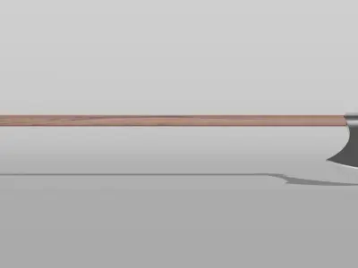 Dane Axe Low-poly 3D model