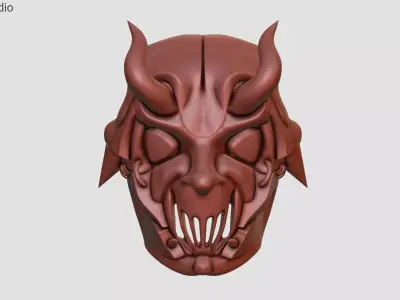 ONI MASK CYBORG 3D print model