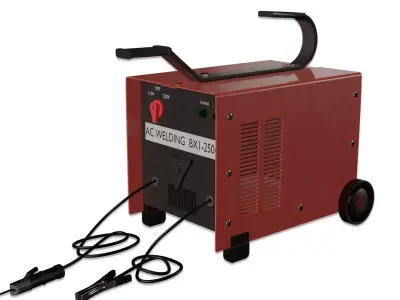 Welding machine Low-poly 3D model