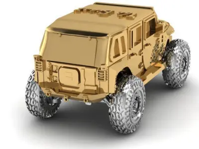 Jeep Rubicon  3D print model