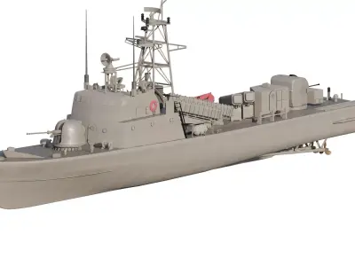 Hellenic Navy fast attack craft 3D model