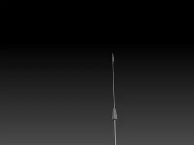Roman Spear model 3D model