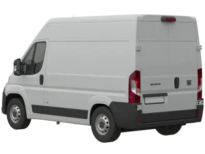 2024 FIAT DUCATO  L1H2 Detailed interior 3D model