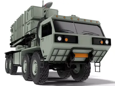 MIM 104 Patriot Air Defense Missile System Bundle Collection 3D model