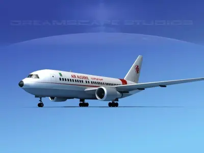 Boeing 767-100 Air Algerie 3D model