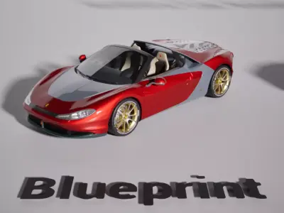 ArchViz Car Assets P16 - Unreal Engine 5 3D model